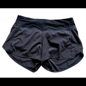 Lululemon Calm Tides Run Shorts Women’s 8 Black Lined